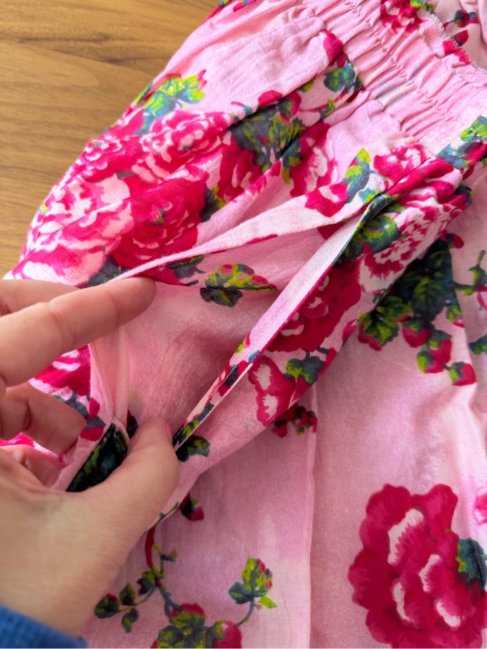 LoveShackFancy Pink Floral midi Skirt - Picture 5 of 5